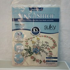 Sulky Stick N Stitch Stabilizer Printable Quilting Embroidery Cross Stitch NIP