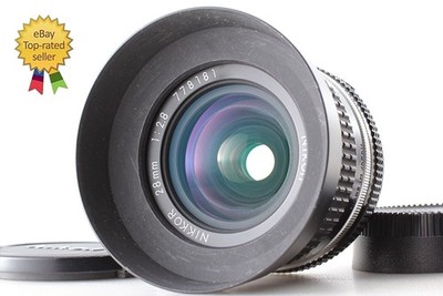 SIC 778xxx 【MINT w/ Hood】 Nikon Ais Nikkor 28mm F2.8 Wide Angle Lens From Japan