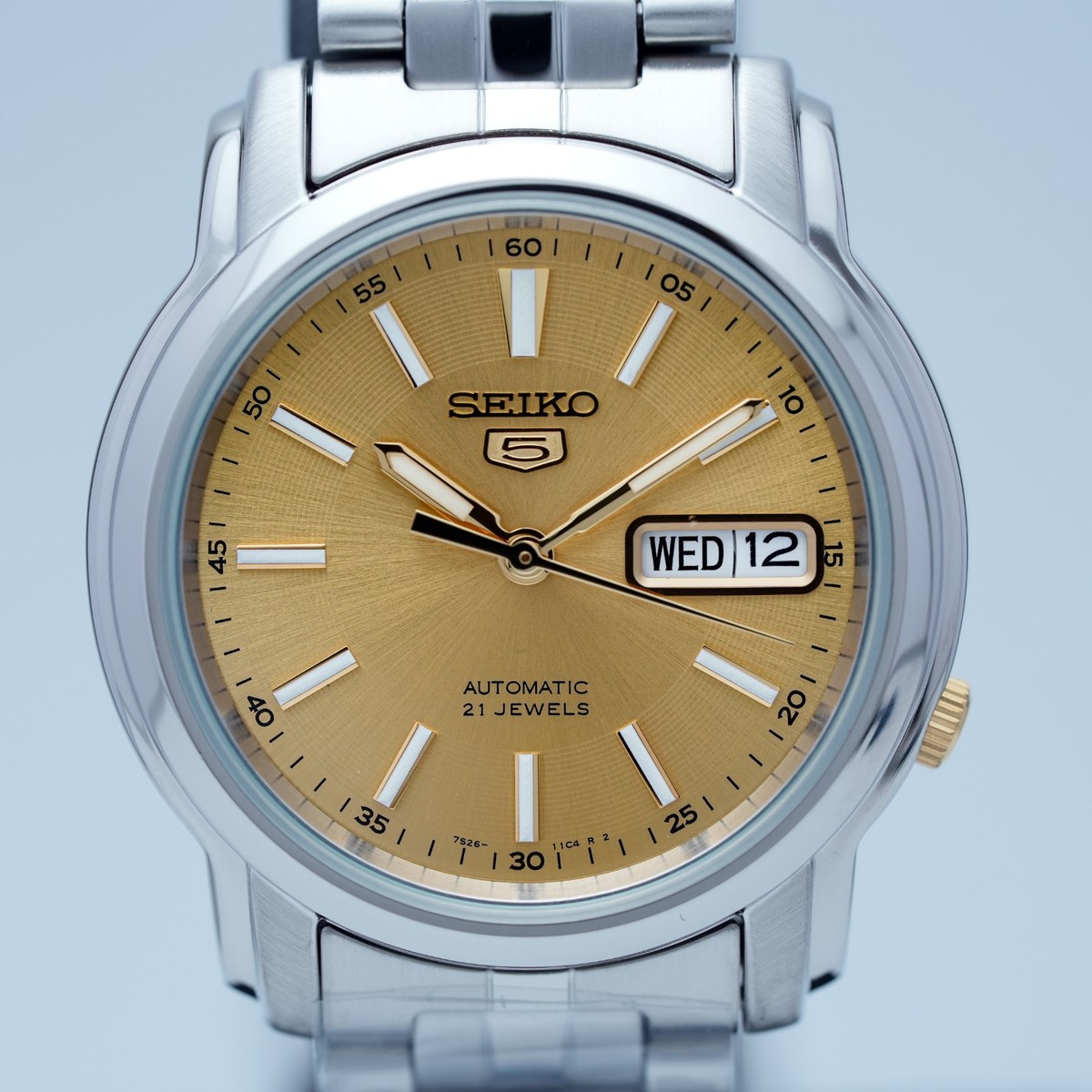 Seiko 5 Automatic 21 Jewels SNKL81K1 37mm Date New Men Watch | eBay