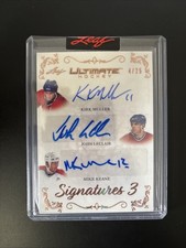 2023 Leaf Ultimate Bronze Spectrum 4/25 Kirk Muller John LeClair Mike Keane Auto
