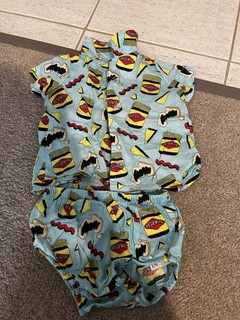 2 Pc baby vegimite Peter Alexander Pajama Shorts Set