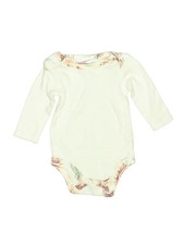 Baby Kiss Girls Ivory Long Sleeve Bodysuit 0-3 Months
