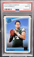 2018 Panini Donruss Sam Darnold #301 Rated Rookie PSA 10 NY Jets DL1