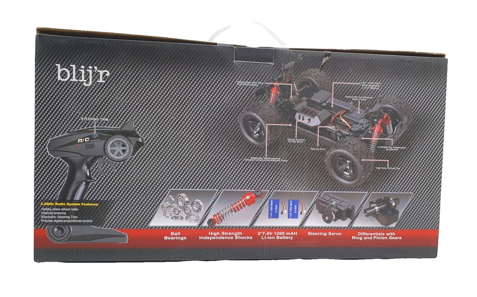 Blij´r Speed´r Ferngesteuerter RC Monstertruck Rot Allrad inkl. 2 Akkus - Bild 4 von 4