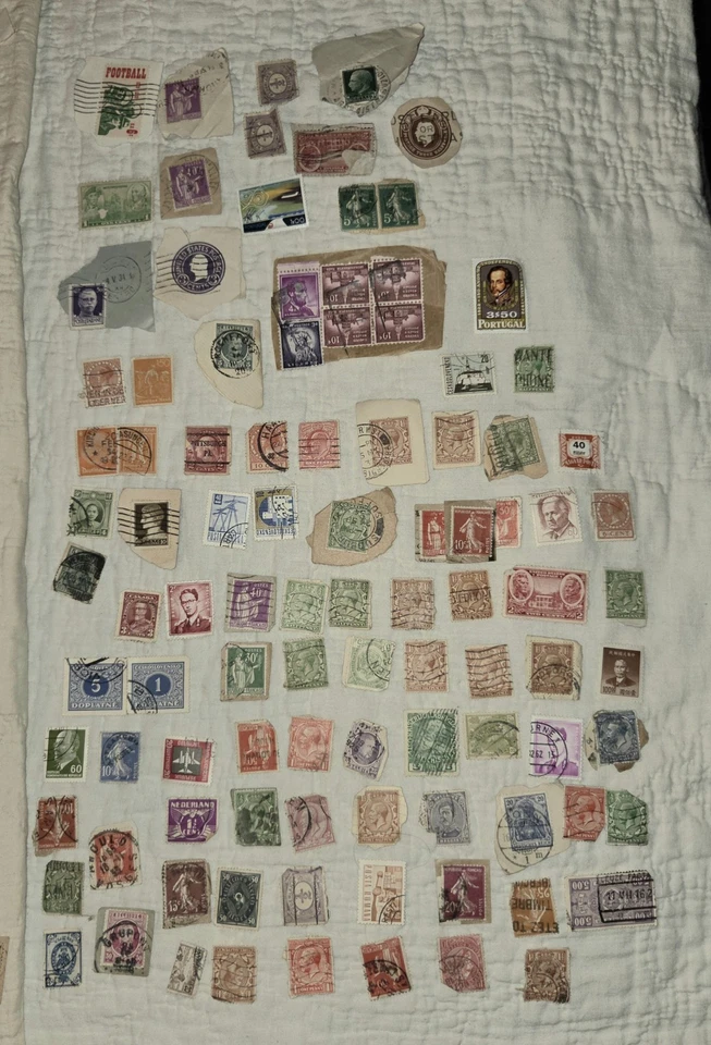 Gran lote de más de 300 estampillas vintage de Estados Unidos e internacionales Foto 2 de 4