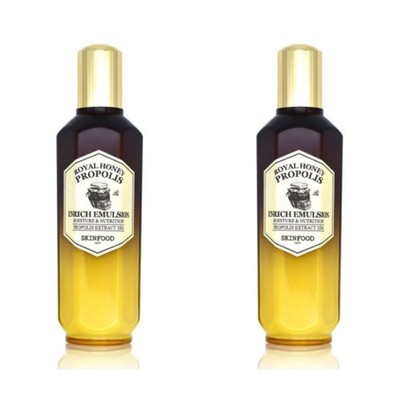 SKINFOOD Royal Honey Propolis Enrich Emulsion 160ml*2Pcs - FREE SHIPPING
