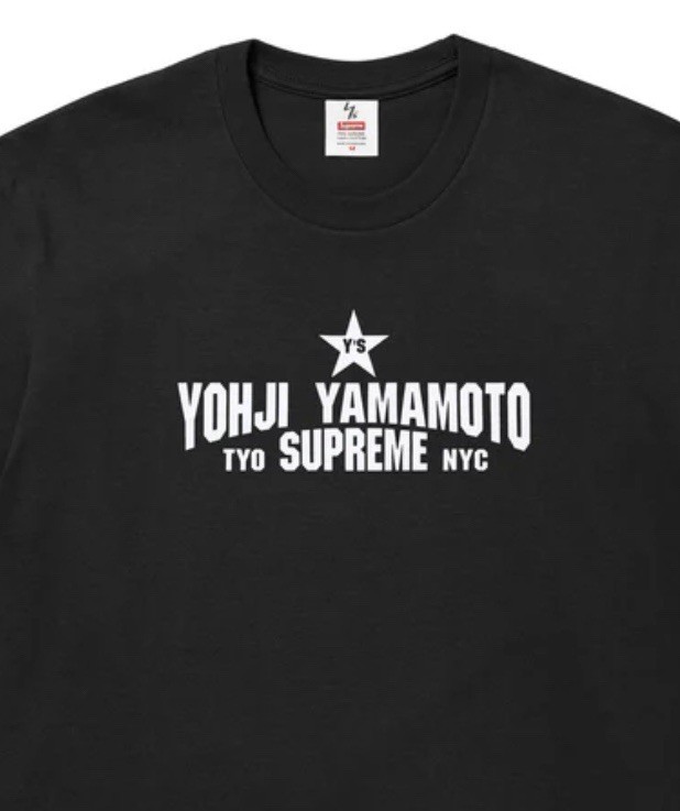 Supreme®/Y’s Star Tee XL Yohji Yamamoto 🔥Supreme®/Y's Star Tee| Black| Large| Yohji Yamamoto| SOLD OUT