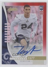 2019 Panini Absolute Rookie Red Spectrum Signatures 58/75 Taylor Rapp Auto 0if9