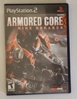 Armored Core Nine Breaker (PlayStation 2, 2005) Complete with Manual