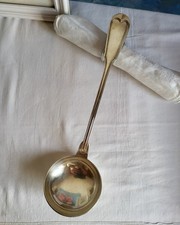 Large Silver Metal Ladle Chinon Model Serving Cutlery