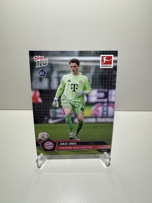 Jonas Urbig First Rookie Card Topps Now Bundesliga