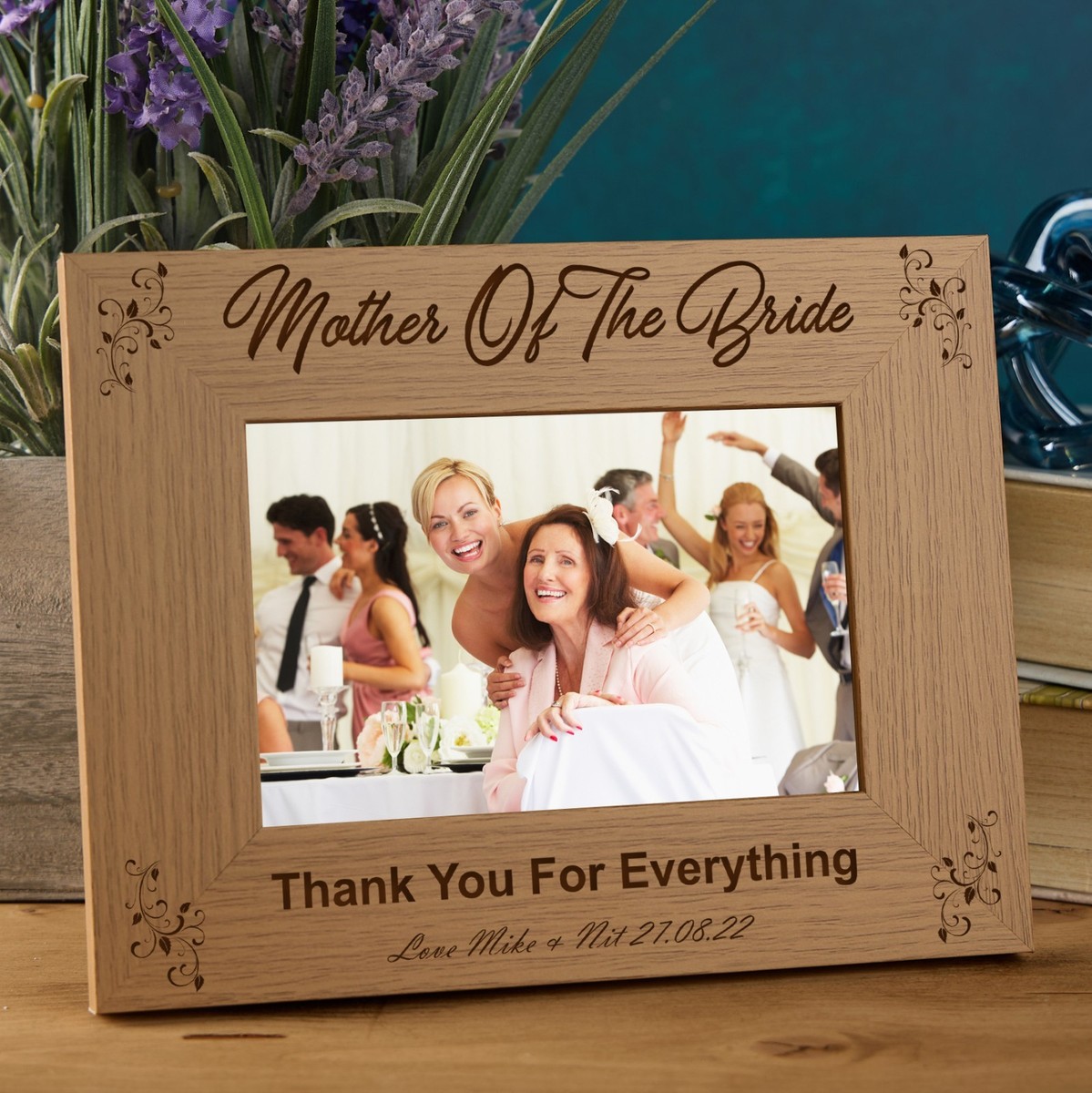 Personalised Mother Of The Bride Photo Frame Wedding Gift UK