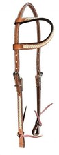 Showman Argentina Cow Leather Single Ear Headstall