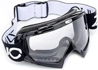 Motorcycle Goggles Dirt Bike Goggles ATV Goggles Color: Black Frame+clear Lens