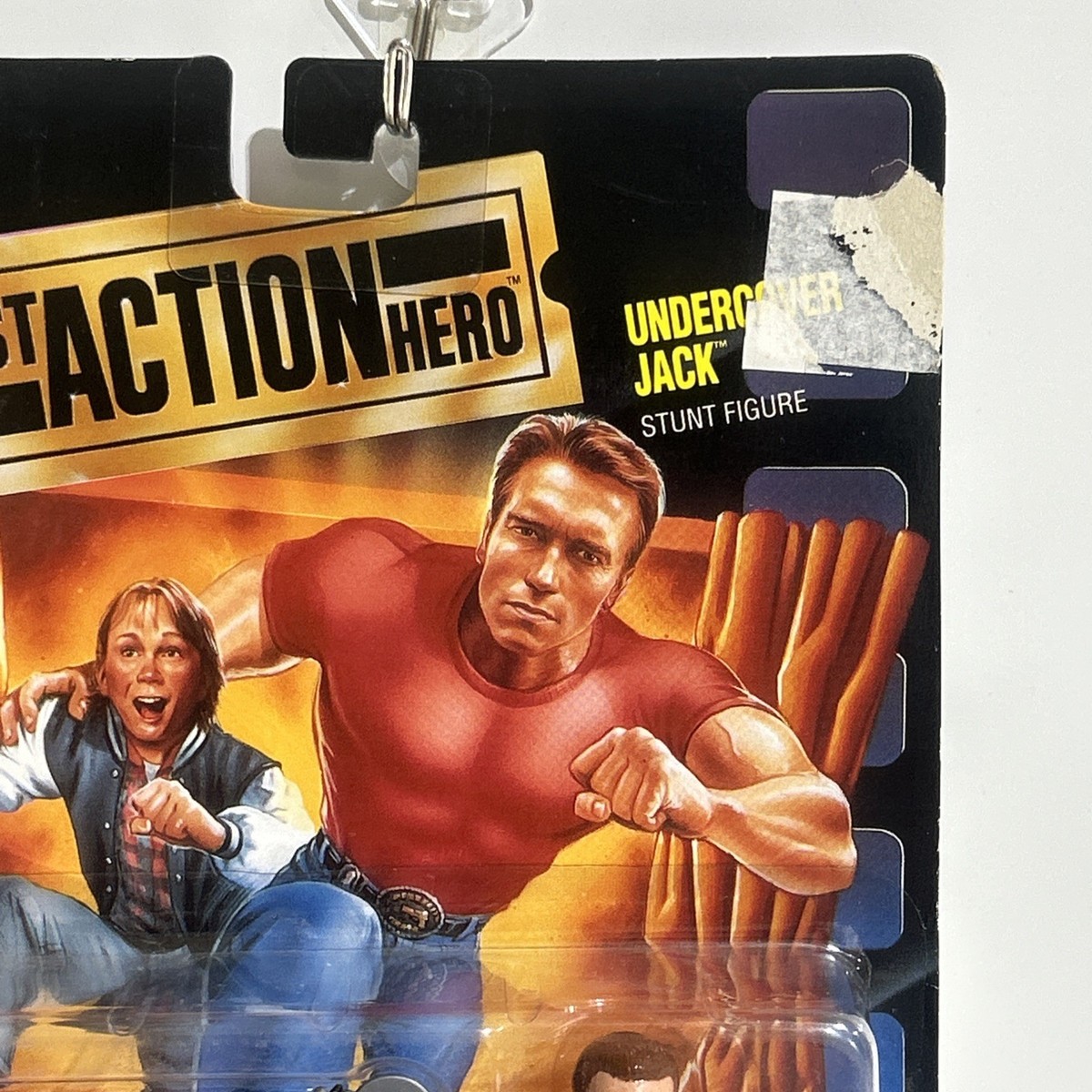 1993 Mattel Last Action Hero Undercover Jack Stunt action Figure