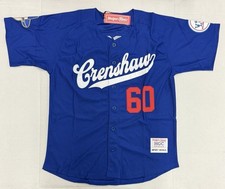 Headgear Classics Nipsey Hussle Crenshaw Baseball Jersey Blue X-Large NWT