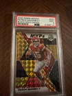 2020 mosaic patrick mahomes ll Black Gold Choice /8 PSA 9