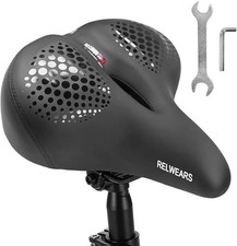 Bicycle Saddle bike Comfort Wide Foam Bike Seat Sporty Air Cushion men women NEW