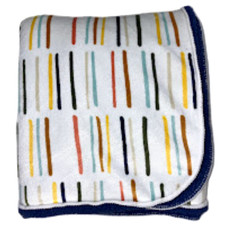Cloud Island Line Baby Blanket Navy Sherpa Multi-Colored Lovey Unisex Target