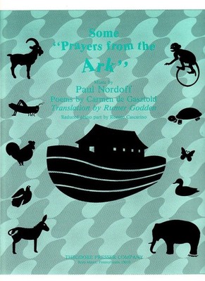 Some ''Prayers From The Ark'' Vocal score percussion, piano and voice Nordoff Scor