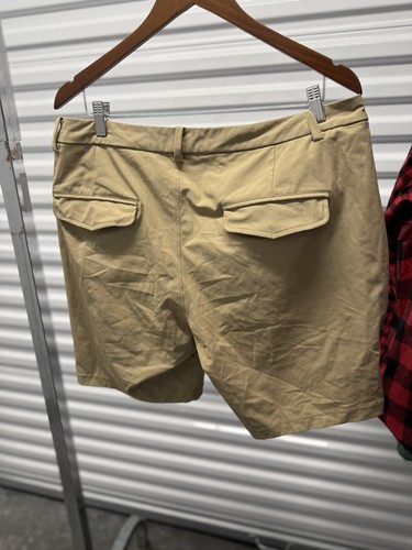 Lululemon Pantaloncini Uomo 38 Beige Performance Chino Golf Preppy Flex - Foto 5 di 10