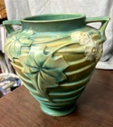 Roseville Pottery Luffa Vase 8-1/2" AS IS