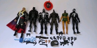 Hasbro Marvel Legends Lot Of 6 Loose Figures W/accessories Custom Fodder