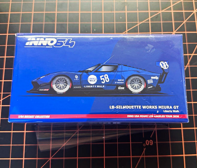INNO64 Liberty Walk Lamborghini LB-Silhouette Works Miura GT 1:64 Blue Unopened