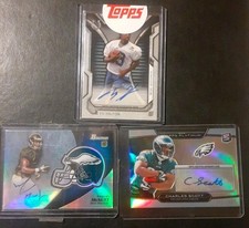 2012 Topps T.Y. Hilton / Marvin Mcnutt/ Charles Scott Lot - #'Ed, Signed RC's