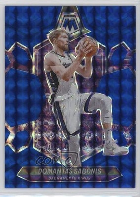 2023-24 Panini Mosaic Blue Mosaic Prizm 75/199 Domantas Sabonis #76 06y2
