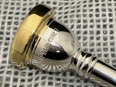 BACH CORP. 7 Shank Trombone Mouthpiece Gold Plated
