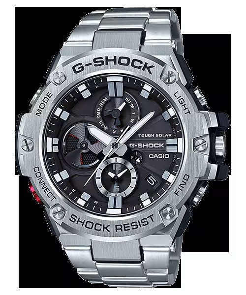 Casio Solar Bluetooth G Steel Watch  GST-B1000D-1AER  RRP £369.00 Now £294.95