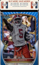 2022 Bowman University Chrome #2 Rakim Jarrett Blue #/199 Maryland Terrapins