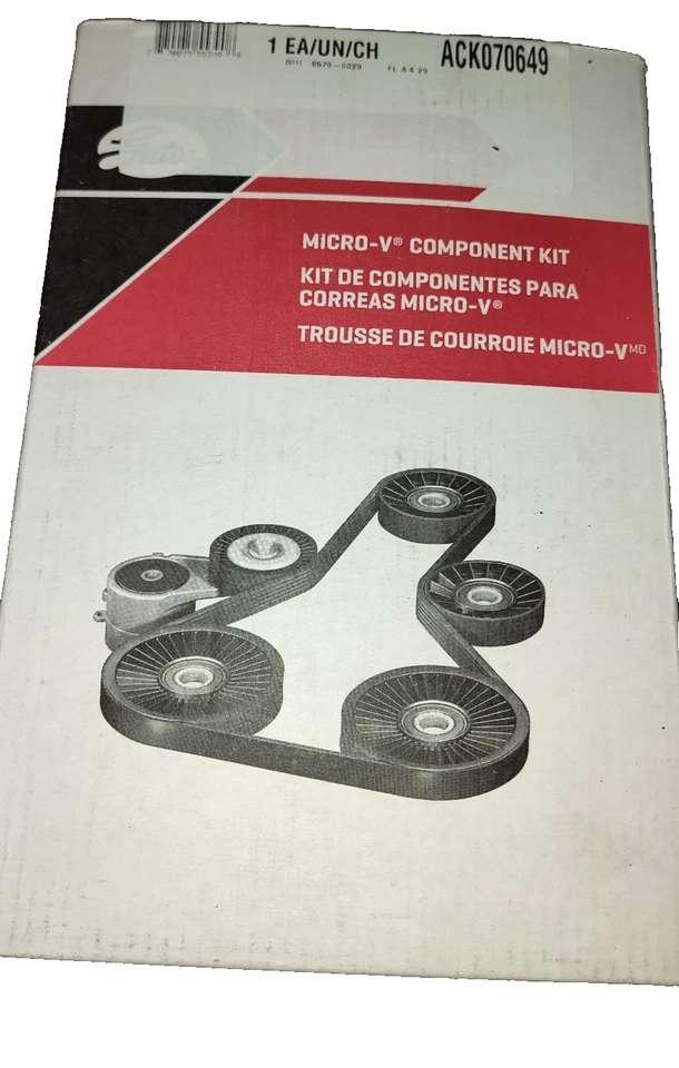 Kit de componentes de transmisión por correa Serpentine para Honda Civic 2006-2011 Foto 2 de 4