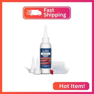 Starbond 4 oz. Medium CA Glue (Premium Cyanoacrylate Super Glue) with Extra Cap