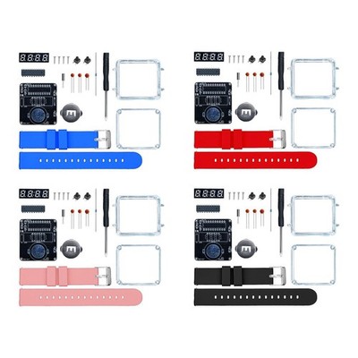 DIY Elektronisches Uhrenset Tragbares Elektronisches Lernset für Anfänger