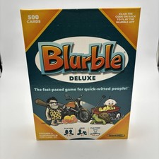 Blurble Deluxe The Fast-Paced Game for Quick-Witted People - New