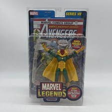 Marvel Legends Series 7 VISION Action Figure w/Comic Avengers Wandavision Toybiz