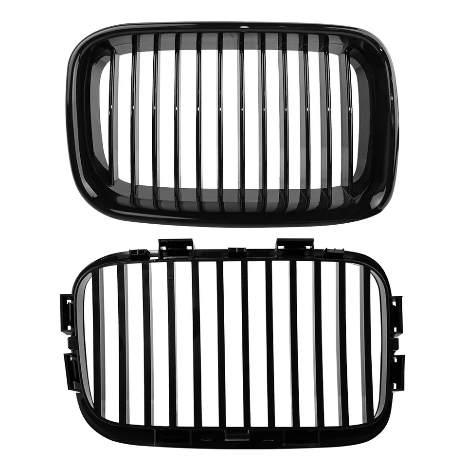Matte Black Front Kidney Sport Hood Grill Grille For BMW E36 1992-1996 318i 325i Foto 4 de 4