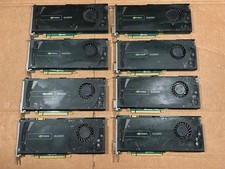 LOT OF 8 Nvidia Quadro 4000 2GB GDDR5 Graphics Video Card DVI 2x DisplayPort