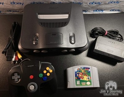 Nintendo 64 N64 Console + Super Mario 64+Controller+Cords