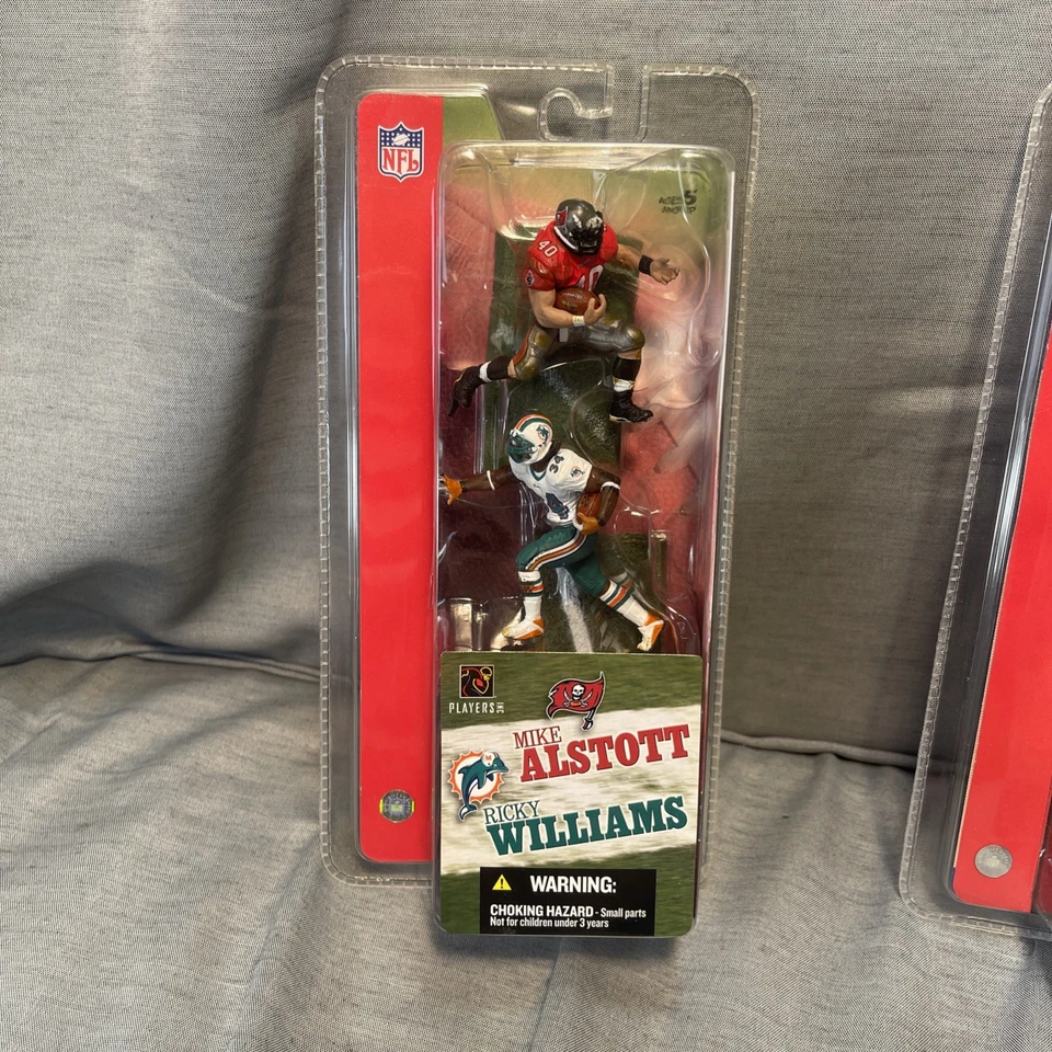 Figuras MCFARLANE 2004 NFL 3" 2 piezas. Juego de 6 Favre de arroz Brady Moss Smith completos Foto 4 de 4