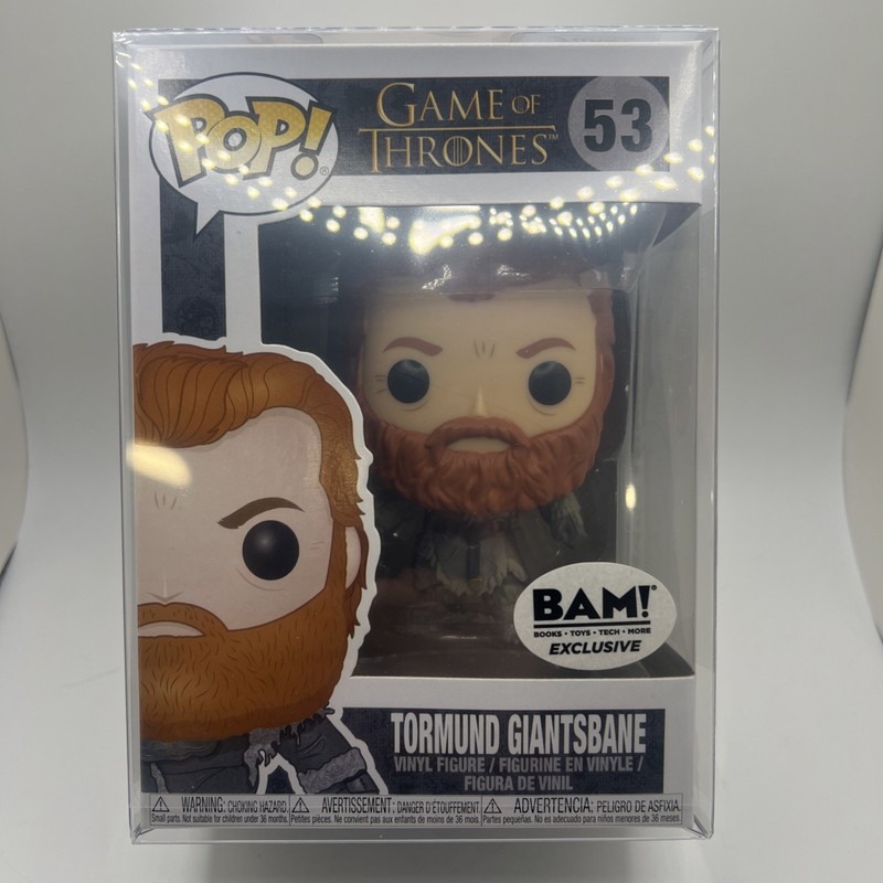 Funko Game Of Thrones: Tormund Giantsbane Snow w/pop protector 