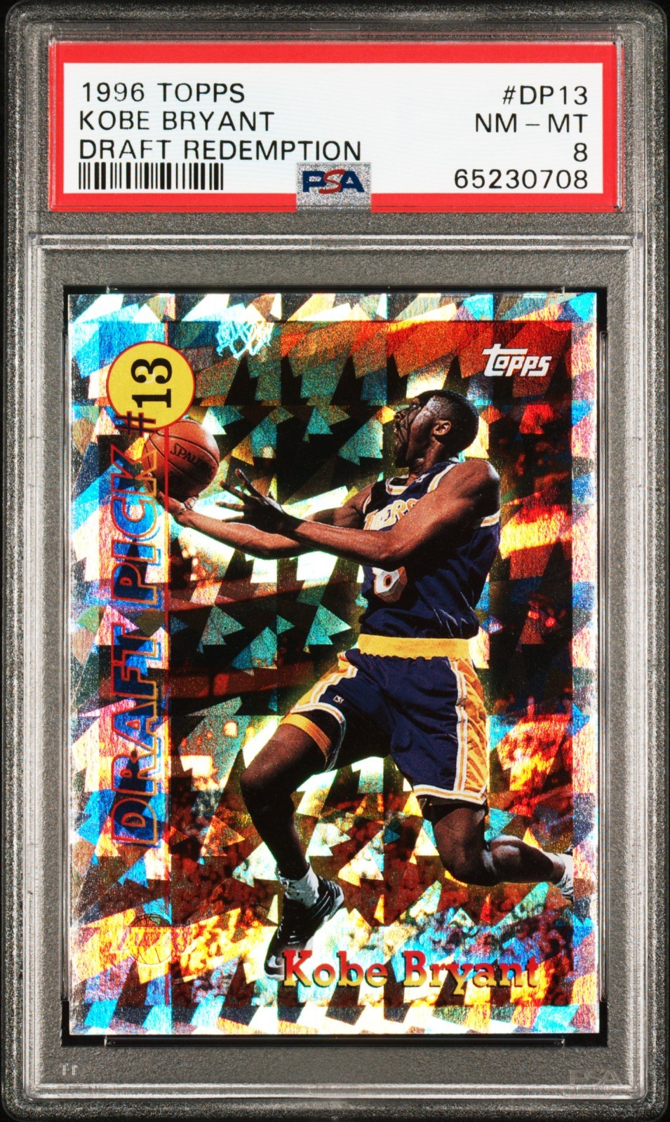 Kobe Bryant 1996 Topps #DP13 Draft Redemption Price Guide - Sports