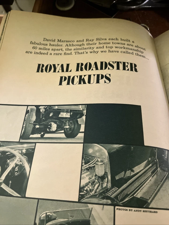 1963 APRIL ROD & CUSTOM MAGAZINE ROADSTER DADDY ROTH MODELS DRAGSTER BARRIS Foto 4 de 4