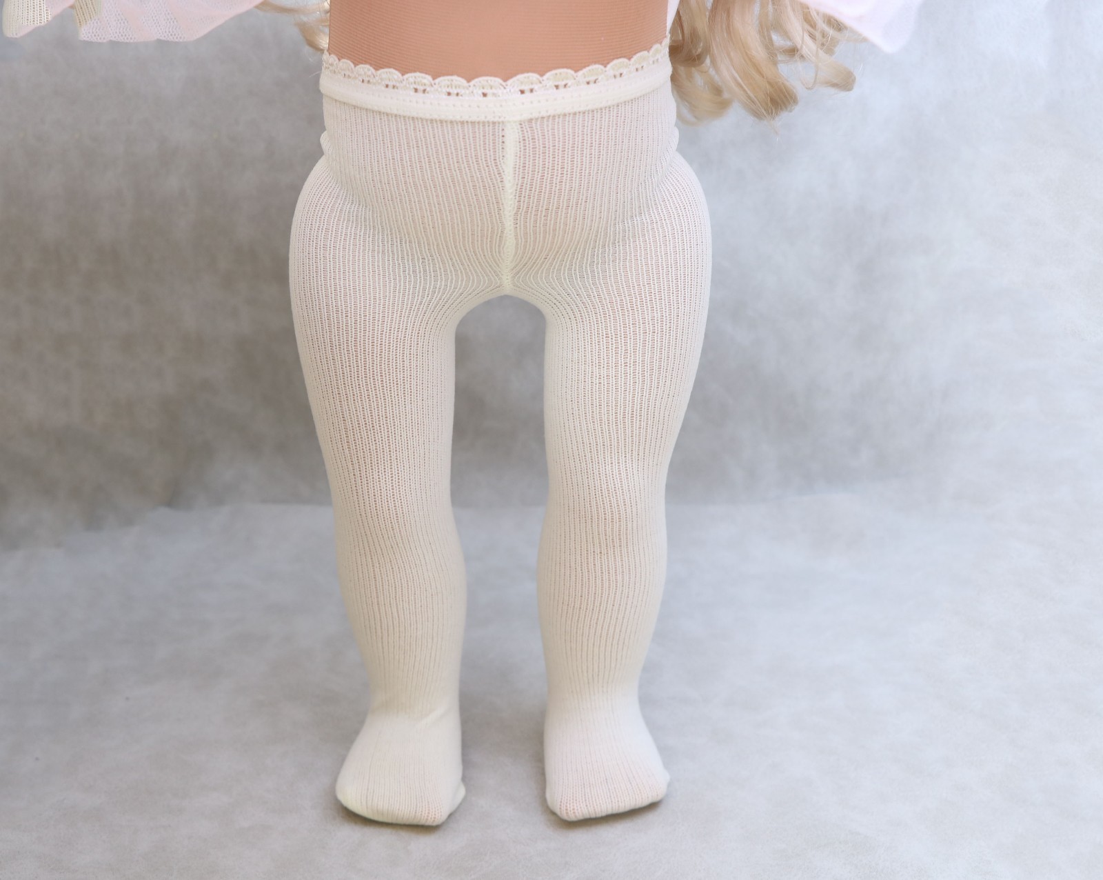 American Girl white Tights Leggings for 18'' doll outfit clothes