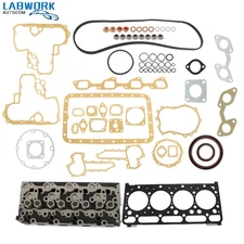 V2203 Complete Cylinder Head with Full Gasket Kit Fits For Kubota Engine Bobcat