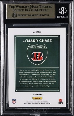 2021 DONRUSS OPTIC DOWNTOWN! #36 JA'MARR CHASE BGS 9.5 | eBay