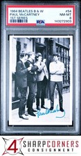 1964 BEATLES B&W 1ST SERIES #54 PAUL McCARTNEY POP 14 PSA 8