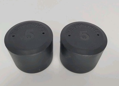 Heavy Hands Lot Of 2 5lb Screw On Weights Vintage New Open Box (Read)